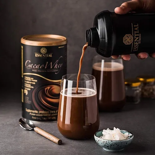Cacao Whey (450g) Essential Nutrition Sabor Único Foto 1