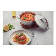 Caçarola Funda 20cm Inox Tramontina Allegra Fundo Triplo Foto mini  2