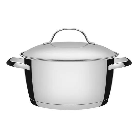 Caçarola Funda Tramontina Aço Inox Fundo Triplo Allegra 18cm Foto 1