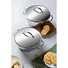 Caçarola Funda Tramontina Aço Inox Fundo Triplo Allegra 18cm Foto mini 2