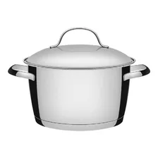 Caçarola Funda Tramontina Aço Inox Fundo Triplo Allegra 20cm Foto  mini 1