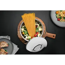 Caçarola Funda Tramontina Aço Inox Fundo Triplo Allegra 20cm Foto mini 4