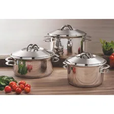 Caçarola Funda Tramontina Aço Inox Fundo Triplo Solar 16cm Foto mini  3