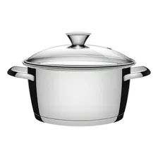 Caçarola Funda Tramontina Inox Tampa De Vidro Allegra 22cm Foto  mini 1