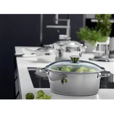 Caçarola Funda Tramontina Inox Tampa De Vidro Allegra 22cm Foto mini  3