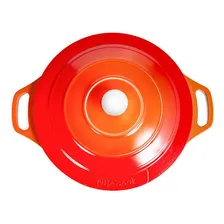 Caçarola Le Cook 32 Cm Capas De Silicone Para Alças Lc1805 Cor Laranja Foto mini 3