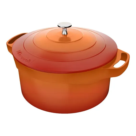 Caçarola Le Cook 32 Cm Capas De Silicone Para Alças Lc1805 Cor Laranja Foto 1