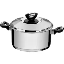Caçarola Rasa Aço Inox 20 Cm Solar Baquelite Tramontina Foto mini 1