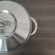 Caçarola Rasa Inox Fundo Triplo Solar 28cm 7,1l Tramontina Foto mini 3