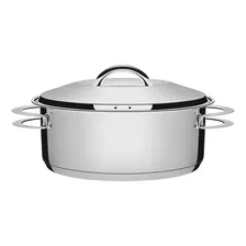 Caçarola Rasa Inox Fundo Triplo Solar 28cm 7,1l Tramontina Foto mini 1