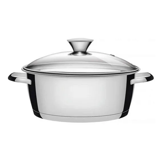Caçarola Rasa Tramontina 62653224 Allegra 22cm 3.3l Aço Inox Foto 1