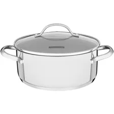 Caçarola Rasa Tramontina Indução Fundo Triplo Una 16cm Inox Foto mini  2