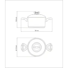 Caçarola Solar Baquelite 62724160 1.8l 16cm Inox Tramontina Foto mini 4