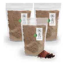 Cacau Em Pó Alcalino 100% Cacau Sem Açúcar Vegano Combo 3kg Foto mini 1