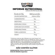 Cacau Em Pó Alcalino 100% Puro Em Pó Natural 10kg Foto mini 4