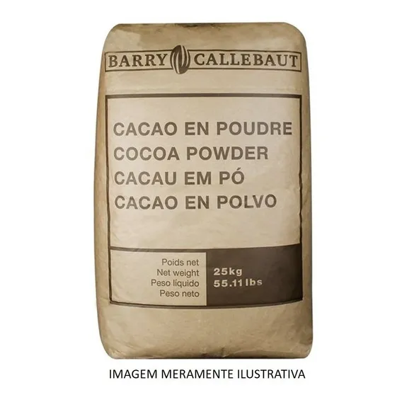 Cacau Em Pó Barry Callebaut Alcalino 1kg Foto 1