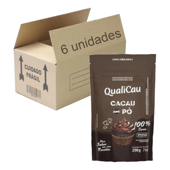 Cacau Em P贸 Qualicau Cacau Em P贸 Foto 1