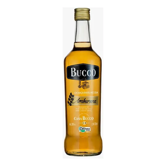 Cachaça Amburana Casa Bucco 700ml Foto 1