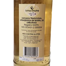 Cachaça Artesanal Gonçalves Umburana De Alambique Mineira Foto mini 4