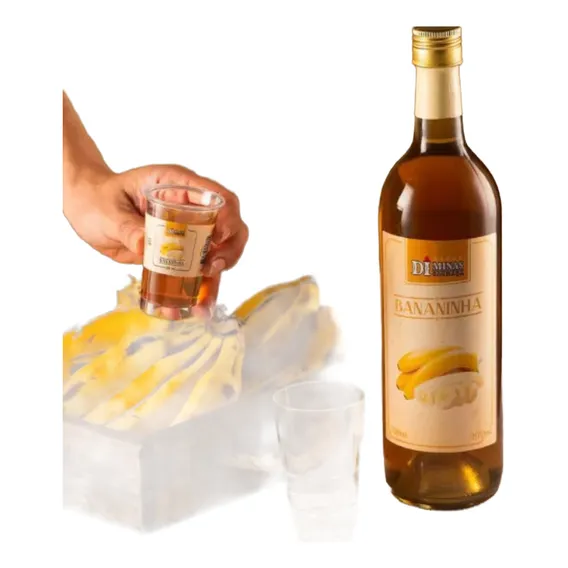 Cachaça Bananinha- 750ml - Di Minas Foto 1