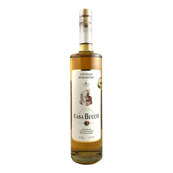 Cachaça Casa Bucco Envelhecida 750ml Foto 1