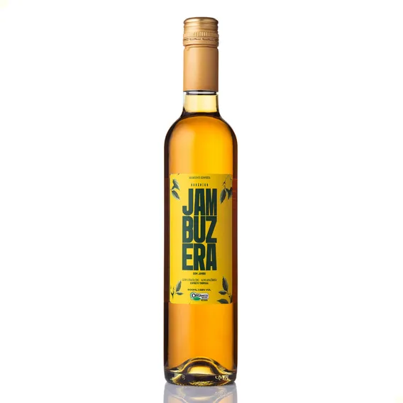 Cachaça com Jambu Orgânica Jambuzera 500ml Foto 1