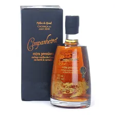 Cachaça Companheira Extra Premium 08 Anos Garrafa Especial Foto mini  3
