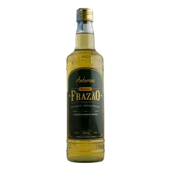 Cachaca Frazao Ouro Amburana 670ml Foto 1