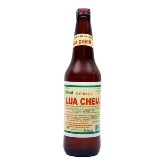 Cachaça Lua Cheia 600ml Foto 1