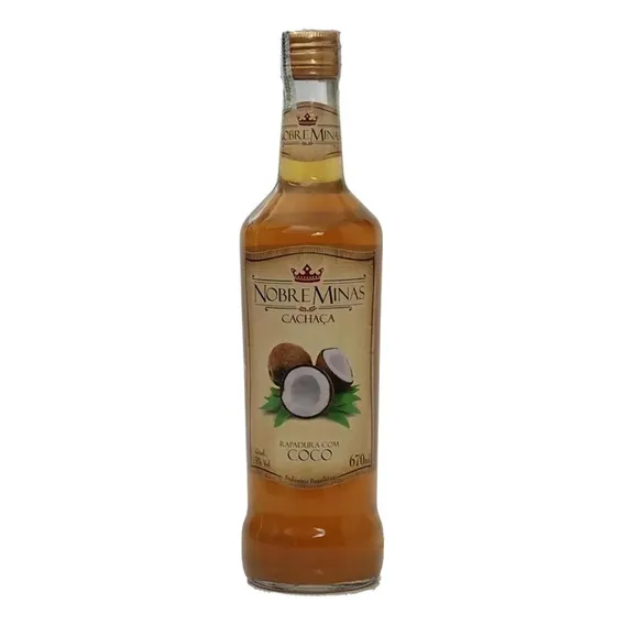 Cachaça Nobre Minas Com Rapadura E Coco 670ml Foto 1