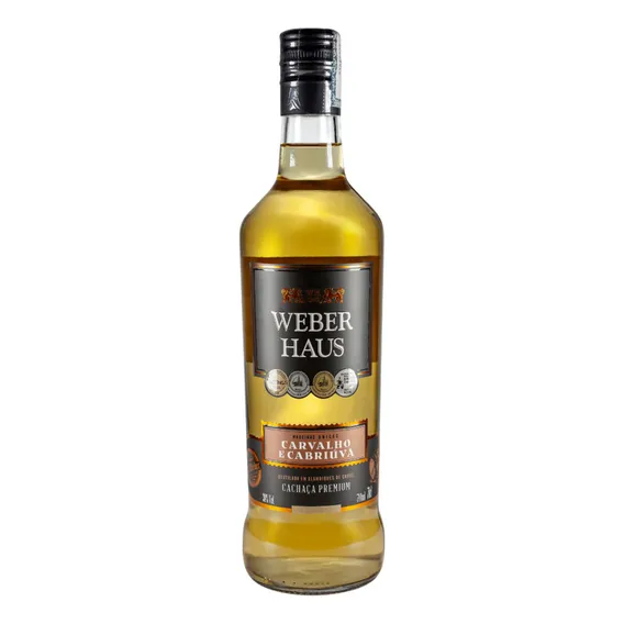 Cachaça Premium Weber Haus Carvalho E Cabriúva 700ml Foto 1
