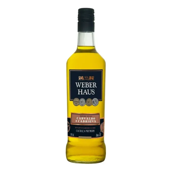 Cachaça Premium Weber Haus Carvalho E Cabriúva 700ml Foto 1