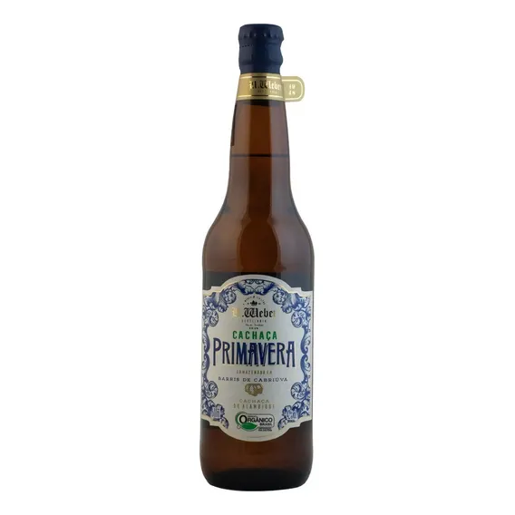 Cachaça Primavera Cabriúva Weber Haus Orgânica 600ml Foto 1