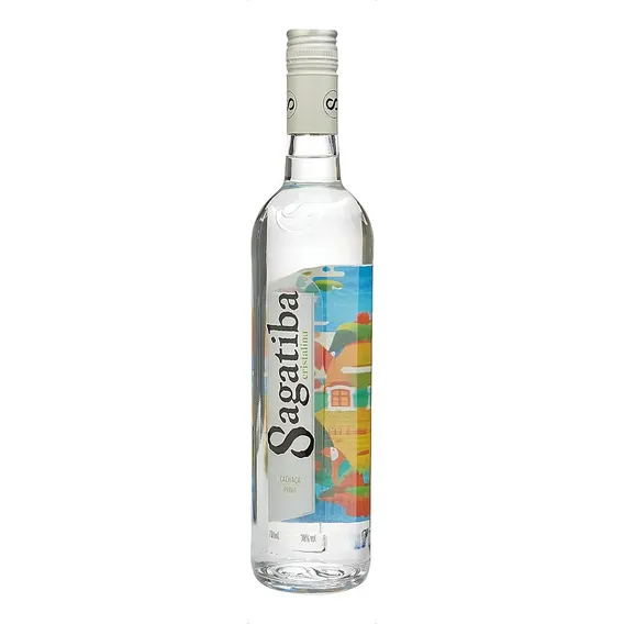 Cachaça pura cristalina 700ml Sagatiba Foto 1