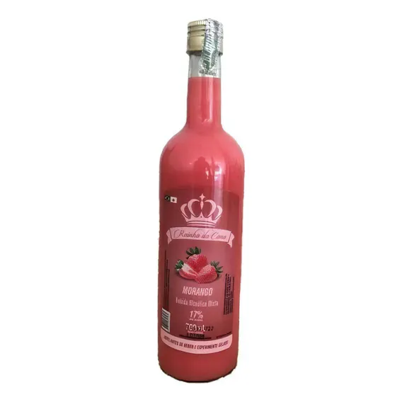 Cachaça Rainha Da Cana Morango 700ml Foto 1