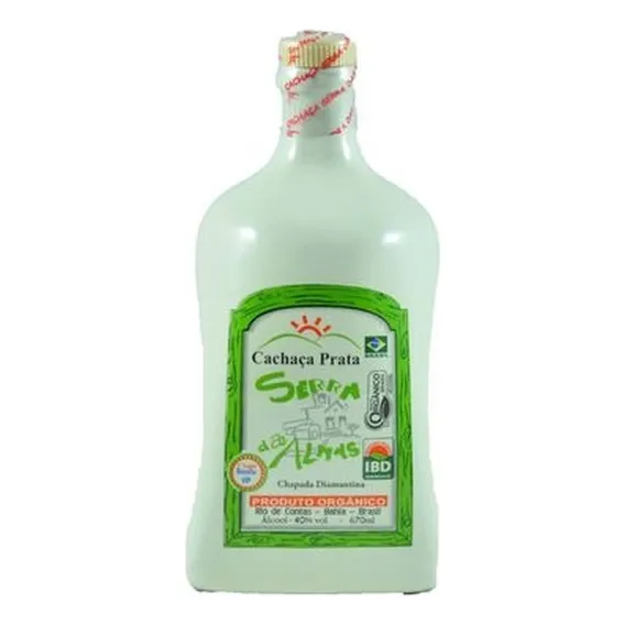 Cachaça Serra Das Almas Prata 670 Porcelana Foto 1