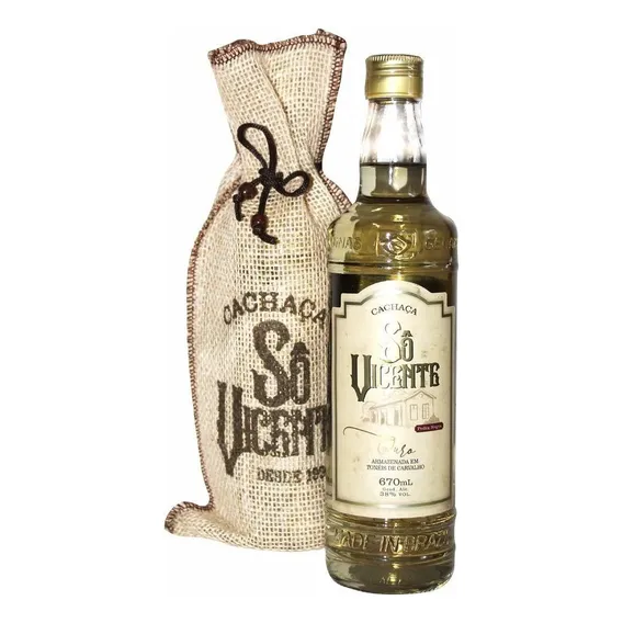 Cachaça Sô Vicente Ouro 670ml Foto 1