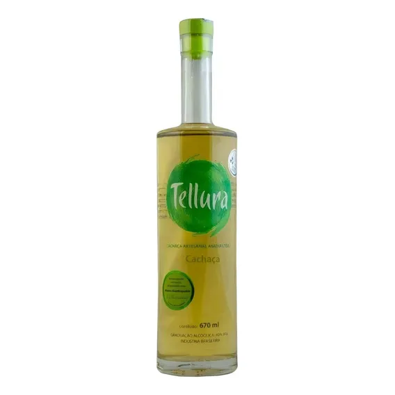 Cachaça Tellura Jequitibá 670ml Foto 1