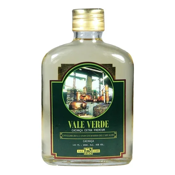 Cachaça Vale Verde 160 Extra Premium 3 Anos Foto 1