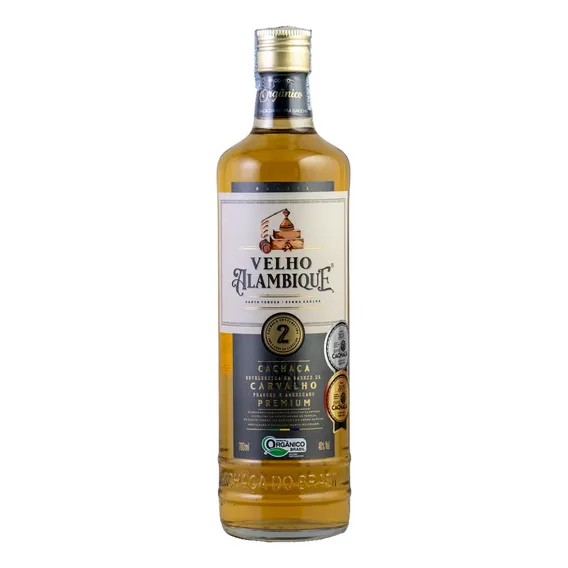Cachaça Velho Alambique Carvalho 700ml Foto 1