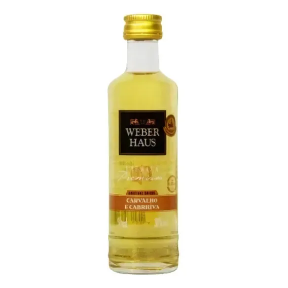 Cachaça Weber Haus Carvalho E Cabreúva 50ml - Rs, 38% Alc Foto 1