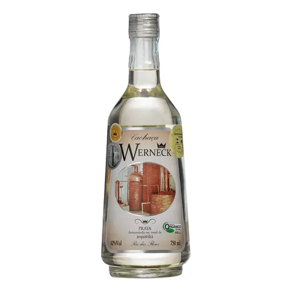 Cachaça Werneck Jequitibá Prata 750ml Foto 1