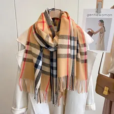 Cachecol Lenço Echarpe Sea Imports Xale Xadrez Inverno Feminino Cor Foto  mini 1