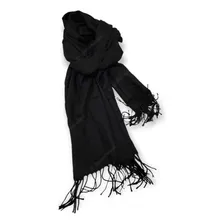 Cachecol Liso Preto Lenço Xale Echarpe 12 Unidades Atacado Tamanho 200cmx70cm Foto mini 1