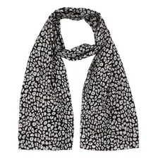 Cachecol Pashmina Echarpe Estampada Fina Feminina Festa Cor Branco E Preto Tamanho U Foto mini 1