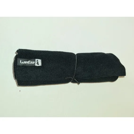 Cachecol Unique Preto Unisex Macio E Confortavel Desenho Do Tecido Liso Tamanho Único Foto 1