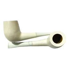 Cachimbo Branco Kit 2 Unidades Reto Preto Velho Umbanda Foto mini  3