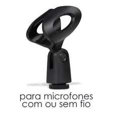 Cachimbo Suporte De Microfone P/ Com Ou Sem Fio 3 Pçs Cor Preto Foto mini  3