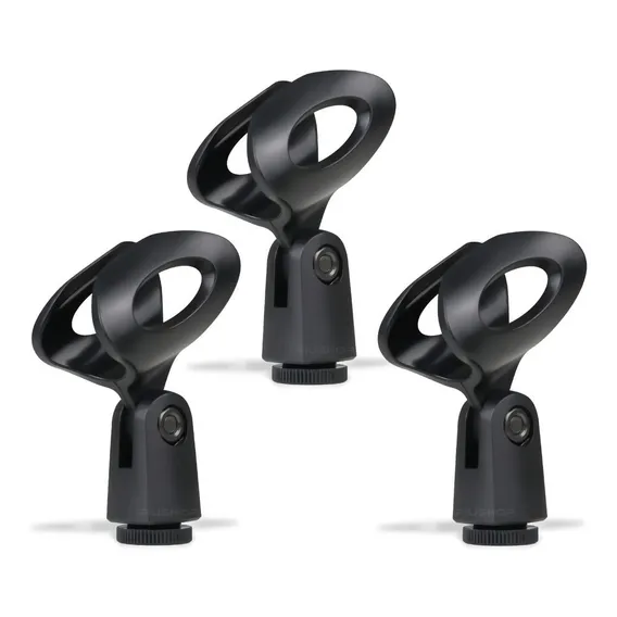 Cachimbo Suporte De Microfone P/ Com Ou Sem Fio 3 Pçs Cor Preto Foto 1