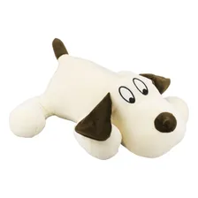 Cachorro Branco Deitado 35cm - PelĂșcia Foto mini 4